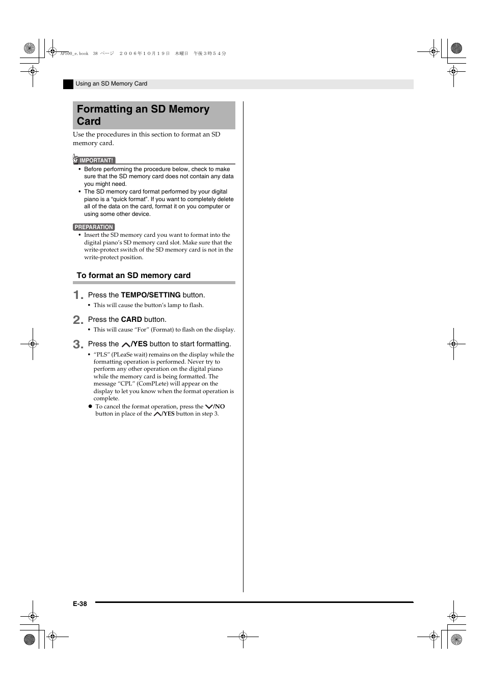 Casio AP-500 User Manual | Page 42 / 57