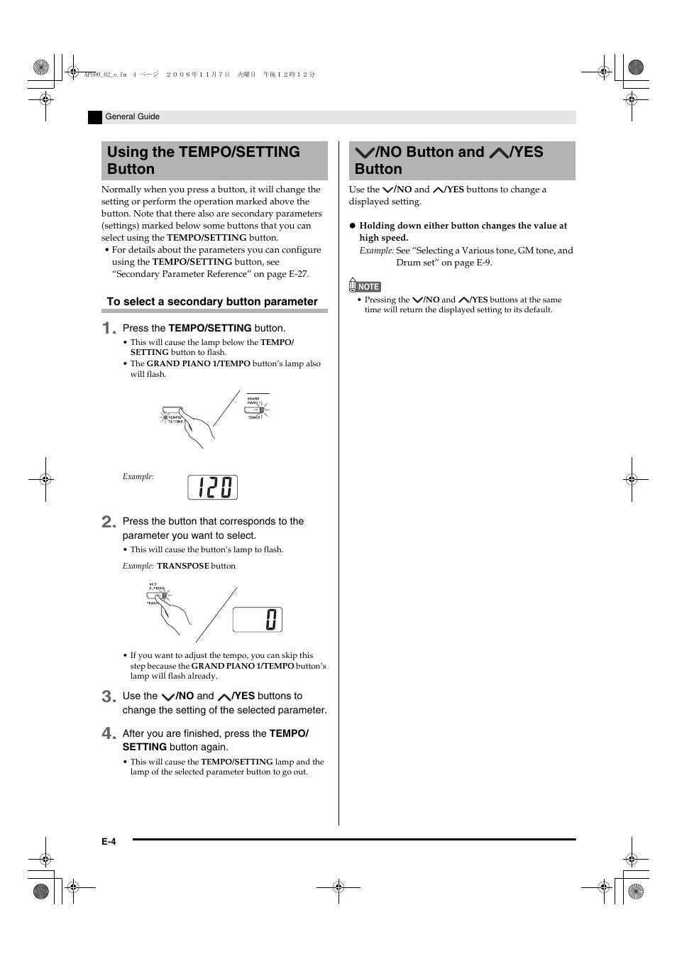Casio AP-500 User Manual | Page 8 / 57