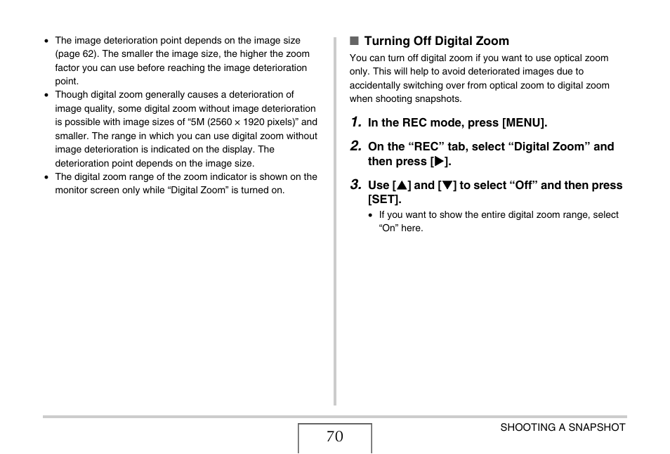 Casio EX-Z11 User Manual | Page 70 / 233