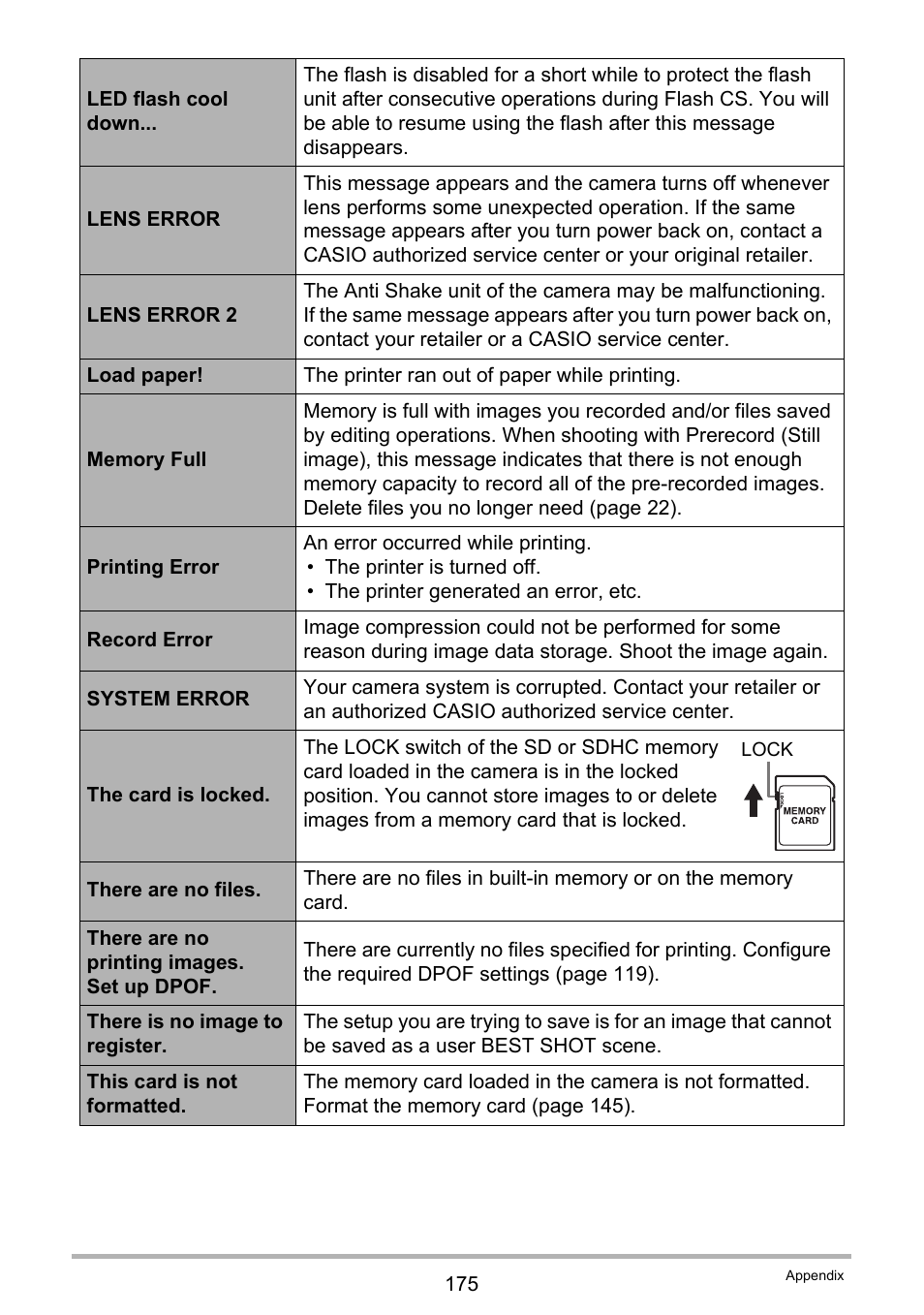 Casio EXILIM EX-F1 User Manual | Page 175 / 185