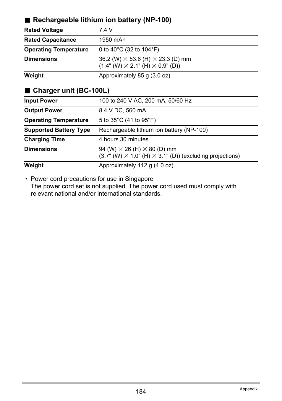 Casio EXILIM EX-F1 User Manual | Page 184 / 185