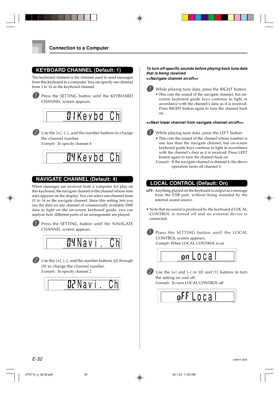 Casio CTK710 User Manual | Page 34 / 48