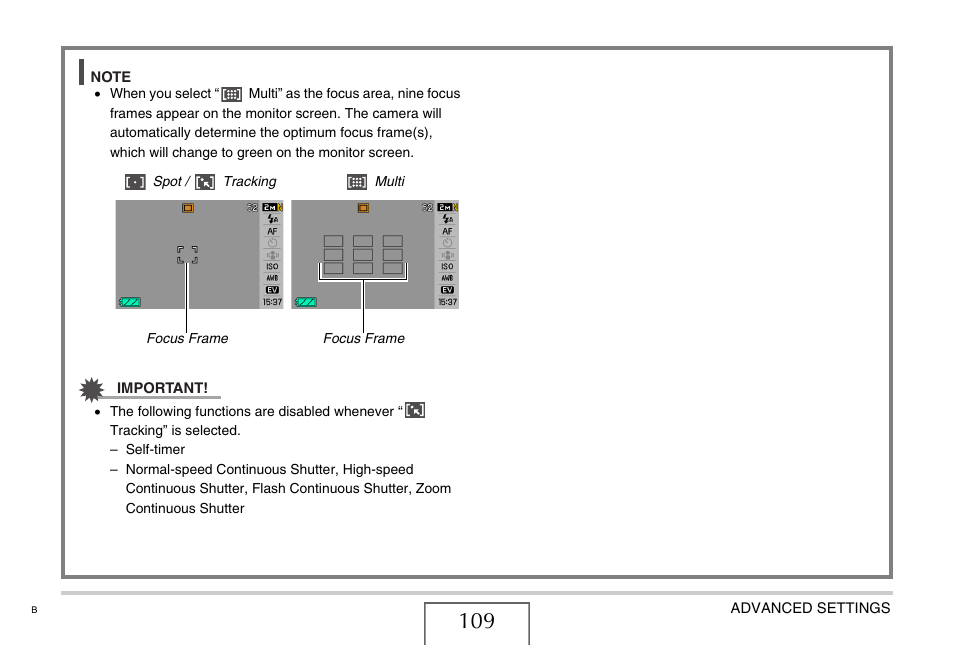 Casio EXILIM EX-Z1050 User Manual | Page 109 / 252