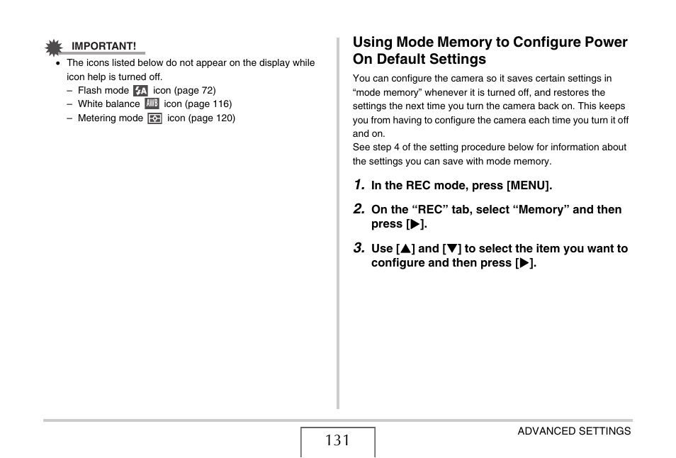Casio EXILIM EX-Z1050 User Manual | Page 131 / 252