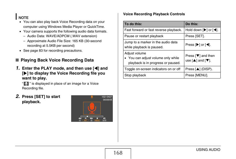 Casio EXILIM EX-Z1050 User Manual | Page 168 / 252