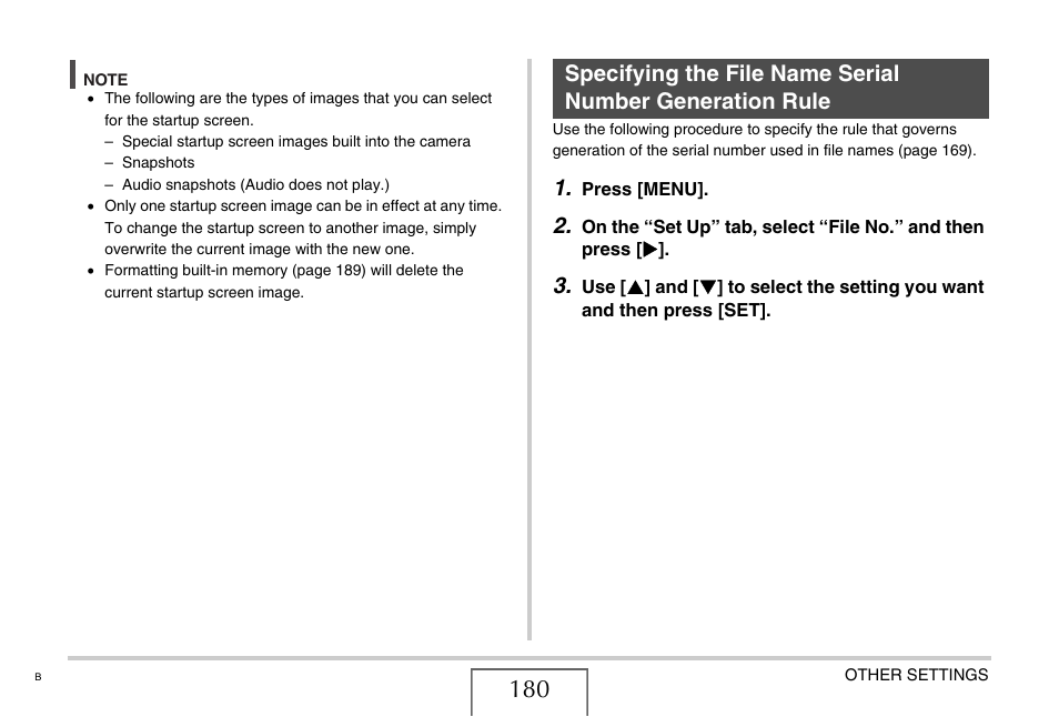 Casio EXILIM EX-Z1050 User Manual | Page 180 / 252