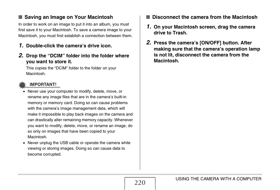 Casio EXILIM EX-Z1050 User Manual | Page 220 / 252