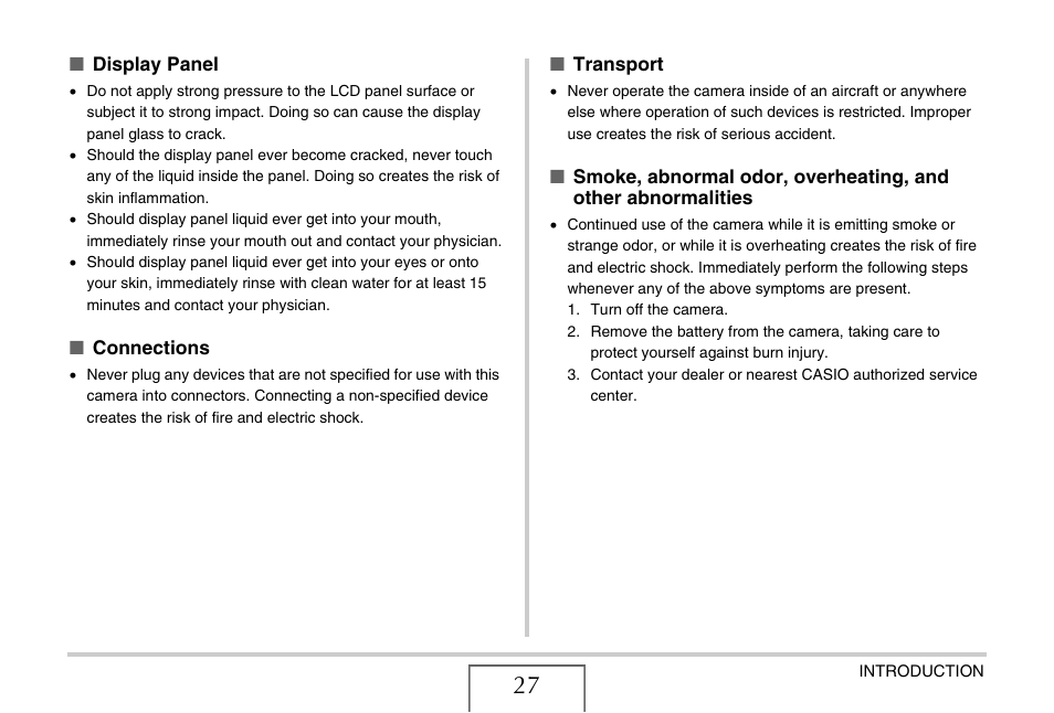 Casio EXILIM EX-Z1050 User Manual | Page 27 / 252