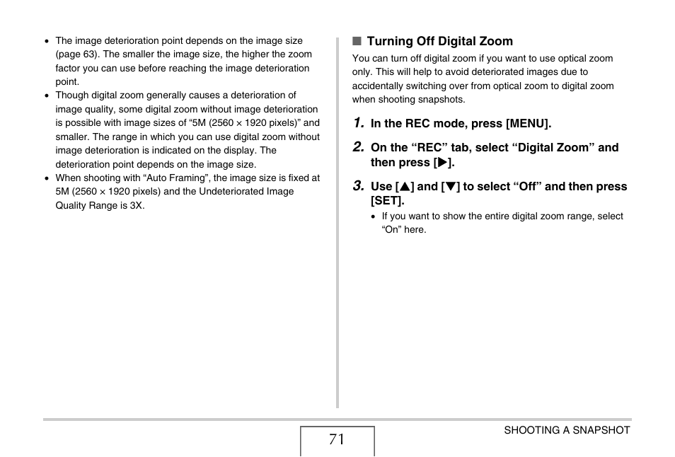 Casio EXILIM EX-Z1050 User Manual | Page 71 / 252