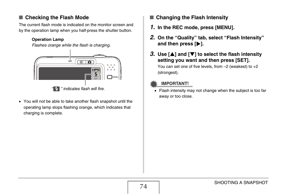 Casio EXILIM EX-Z1050 User Manual | Page 74 / 252