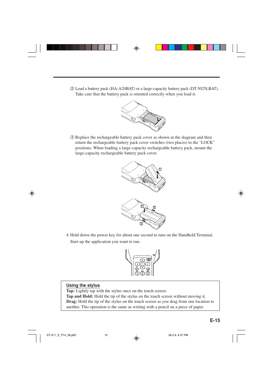 E-15 | Casio DT-X11 Series User Manual | Page 17 / 61