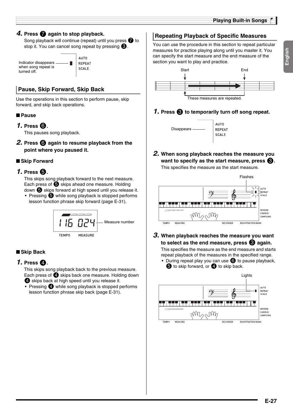 Casio NONE FOUND CDP-220R User Manual | Page 29 / 80