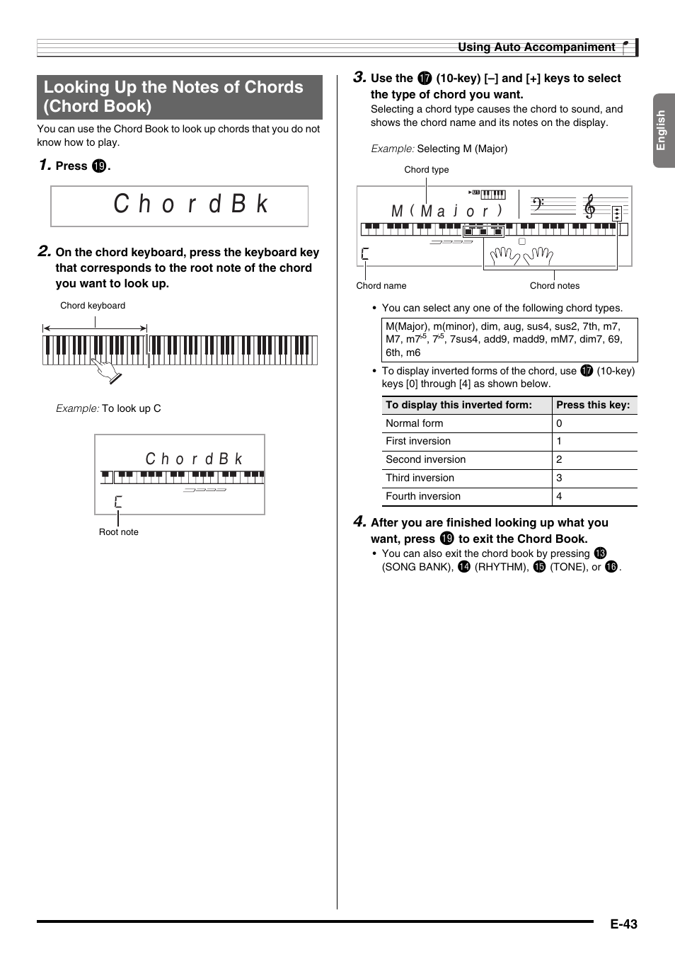 Casio NONE FOUND CDP-220R User Manual | Page 45 / 80