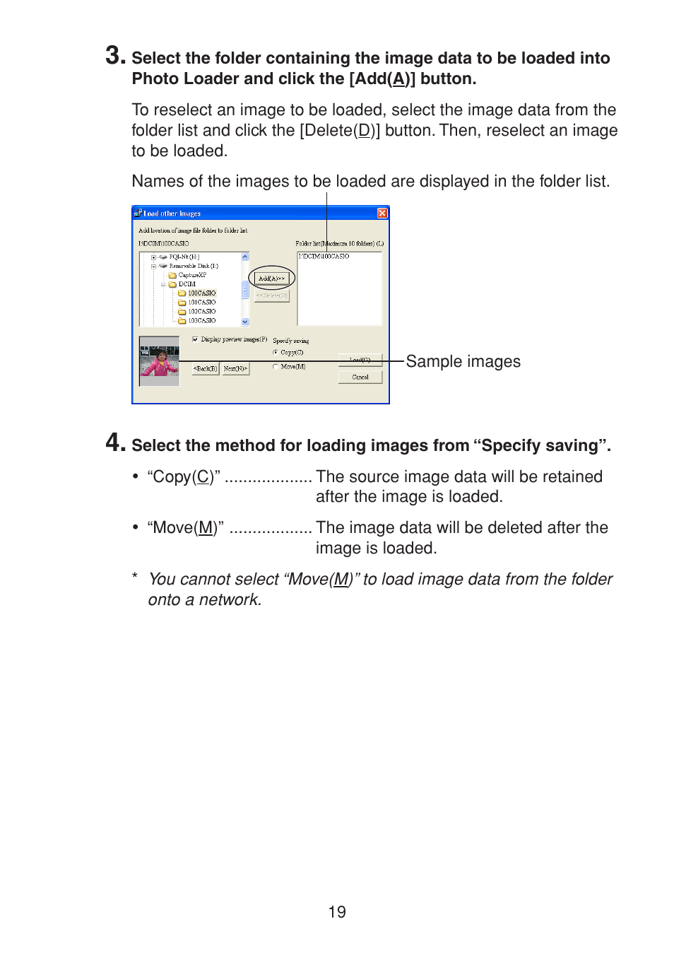 Casio PHOTO LOADER K800PSM2DMX User Manual | Page 19 / 48