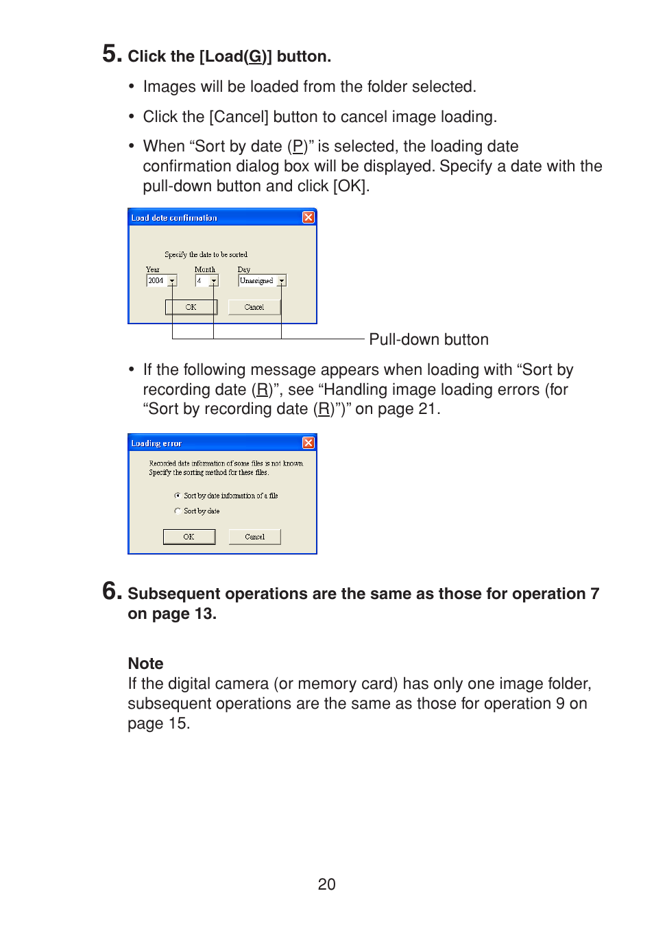 Casio PHOTO LOADER K800PSM2DMX User Manual | Page 20 / 48