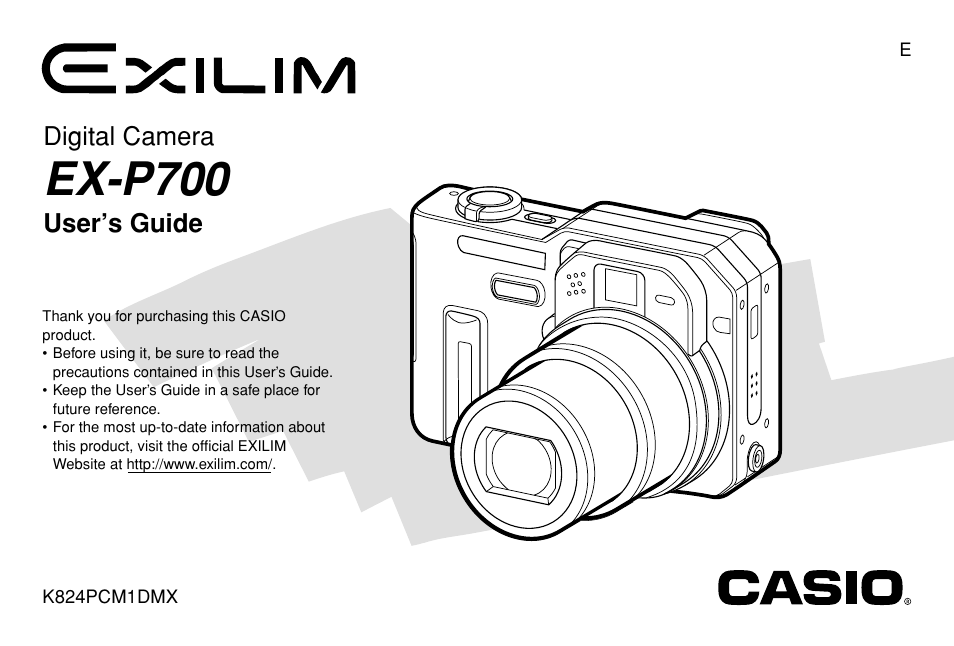 Casio EX-P700 User Manual | 267 pages