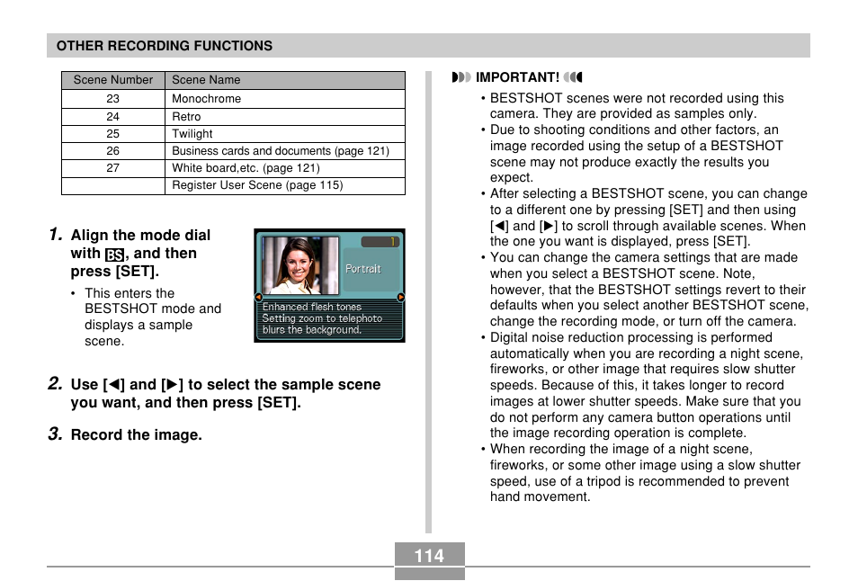 Casio EX-P700 User Manual | Page 114 / 267