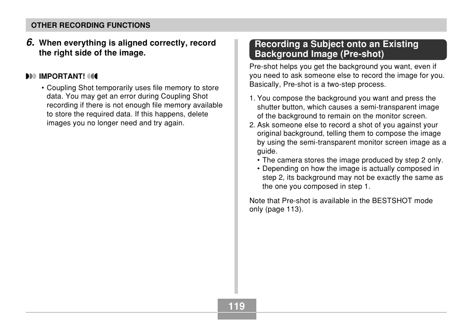 Casio EX-P700 User Manual | Page 119 / 267