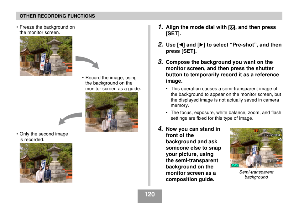 Casio EX-P700 User Manual | Page 120 / 267