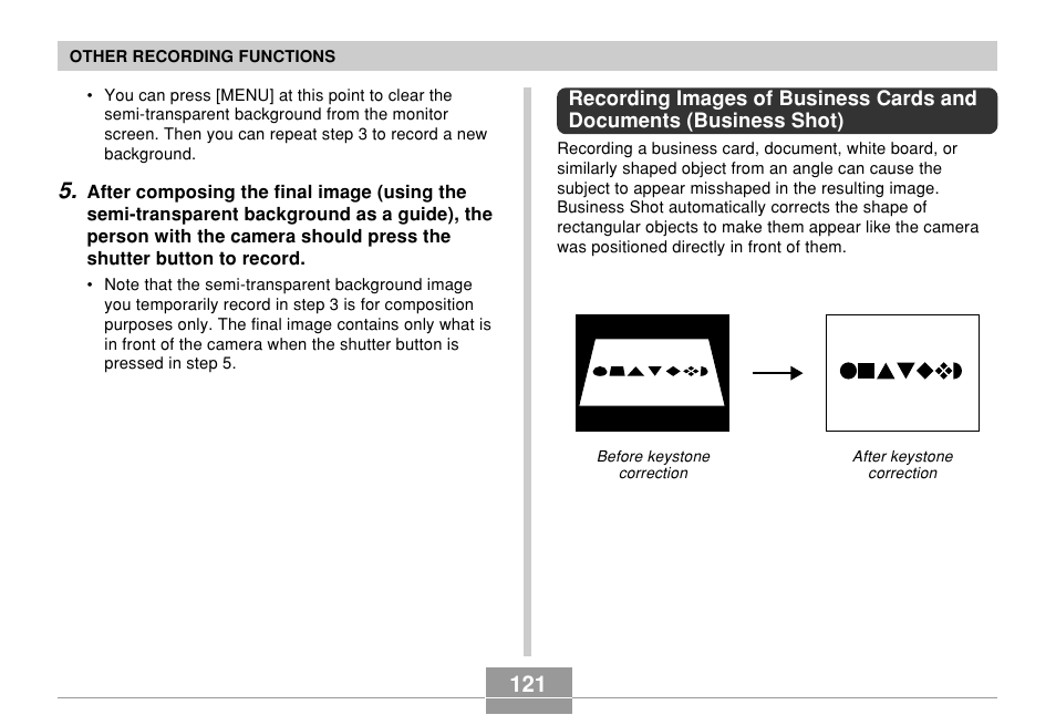 Casio EX-P700 User Manual | Page 121 / 267