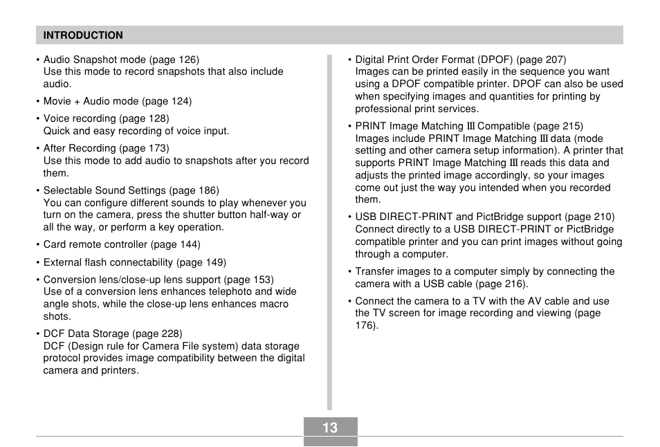 Casio EX-P700 User Manual | Page 13 / 267