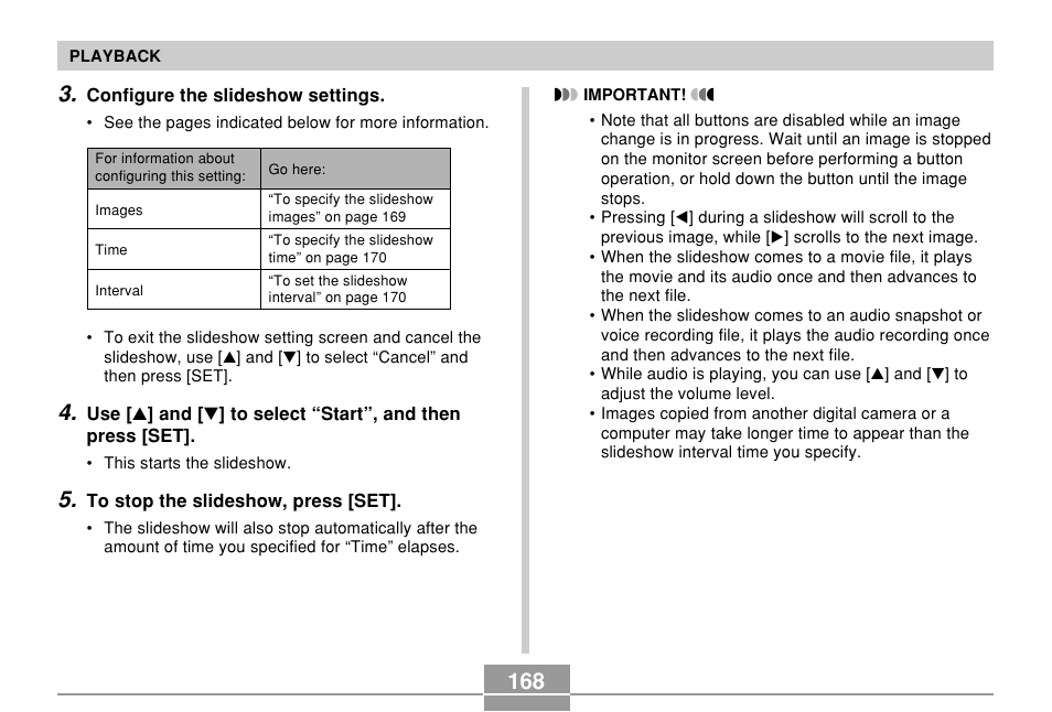 Casio EX-P700 User Manual | Page 168 / 267