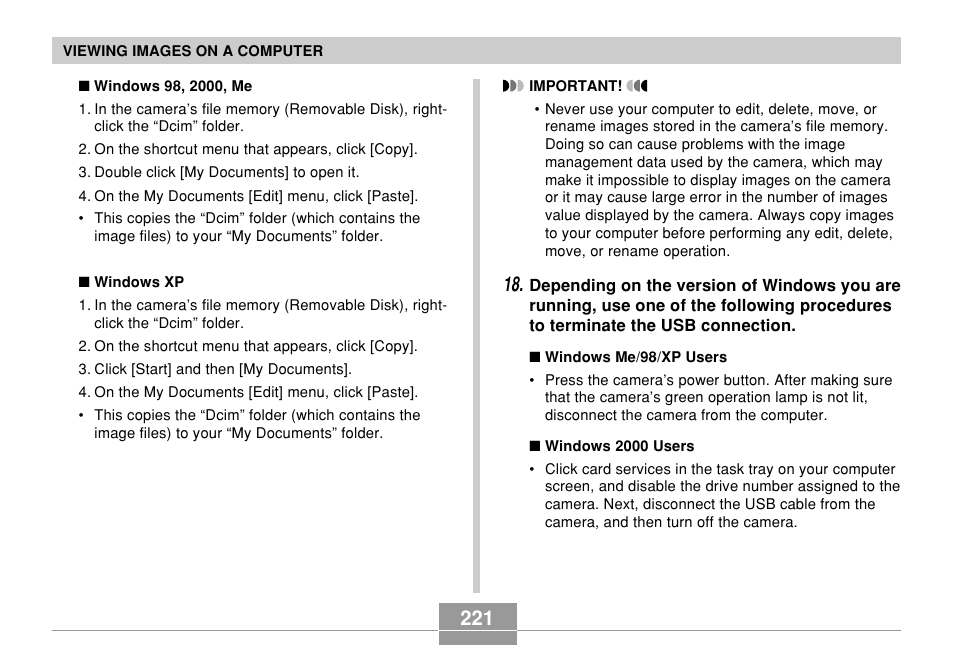 Casio EX-P700 User Manual | Page 221 / 267