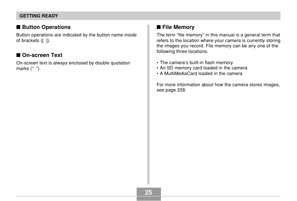 Casio EX-P700 User Manual | Page 25 / 267