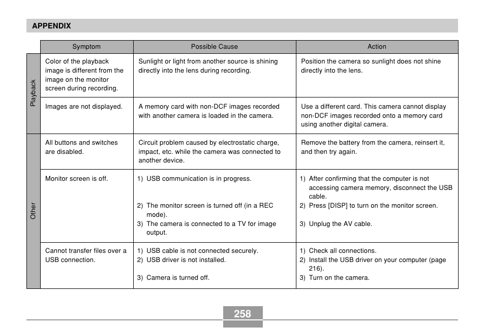 Casio EX-P700 User Manual | Page 258 / 267