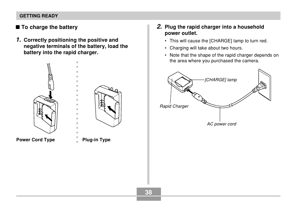 Casio EX-P700 User Manual | Page 38 / 267