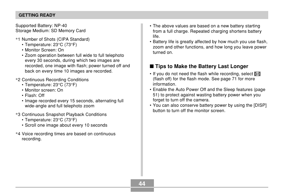 Casio EX-P700 User Manual | Page 44 / 267