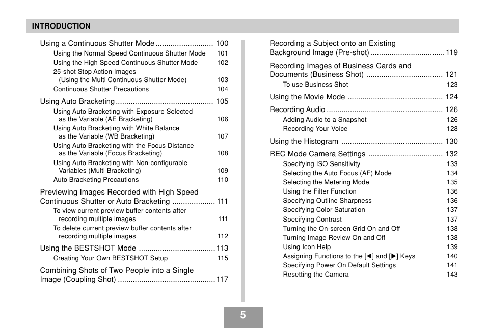 Casio EX-P700 User Manual | Page 5 / 267