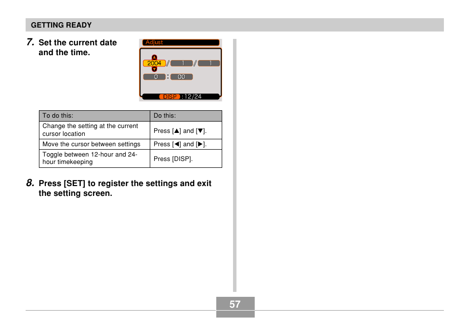 Casio EX-P700 User Manual | Page 57 / 267