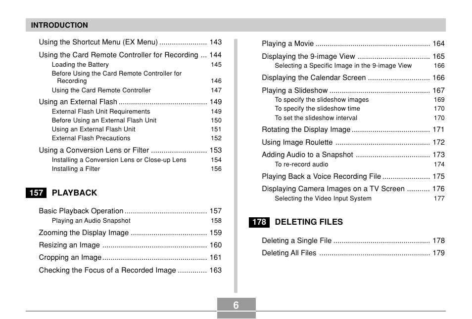 Casio EX-P700 User Manual | Page 6 / 267