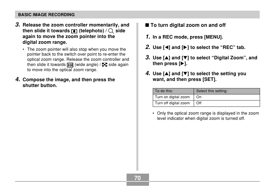 Casio EX-P700 User Manual | Page 70 / 267