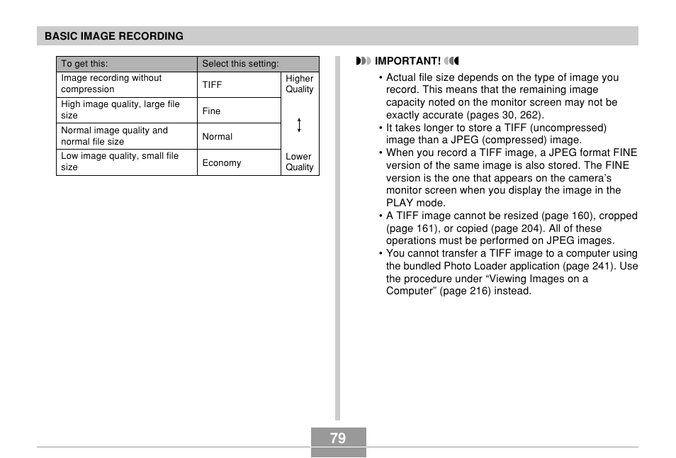 Casio EX-P700 User Manual | Page 79 / 267