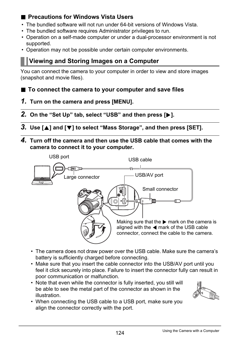 Viewing and storing images on a computer | Casio EX-F1 User Manual | Page 124 / 186