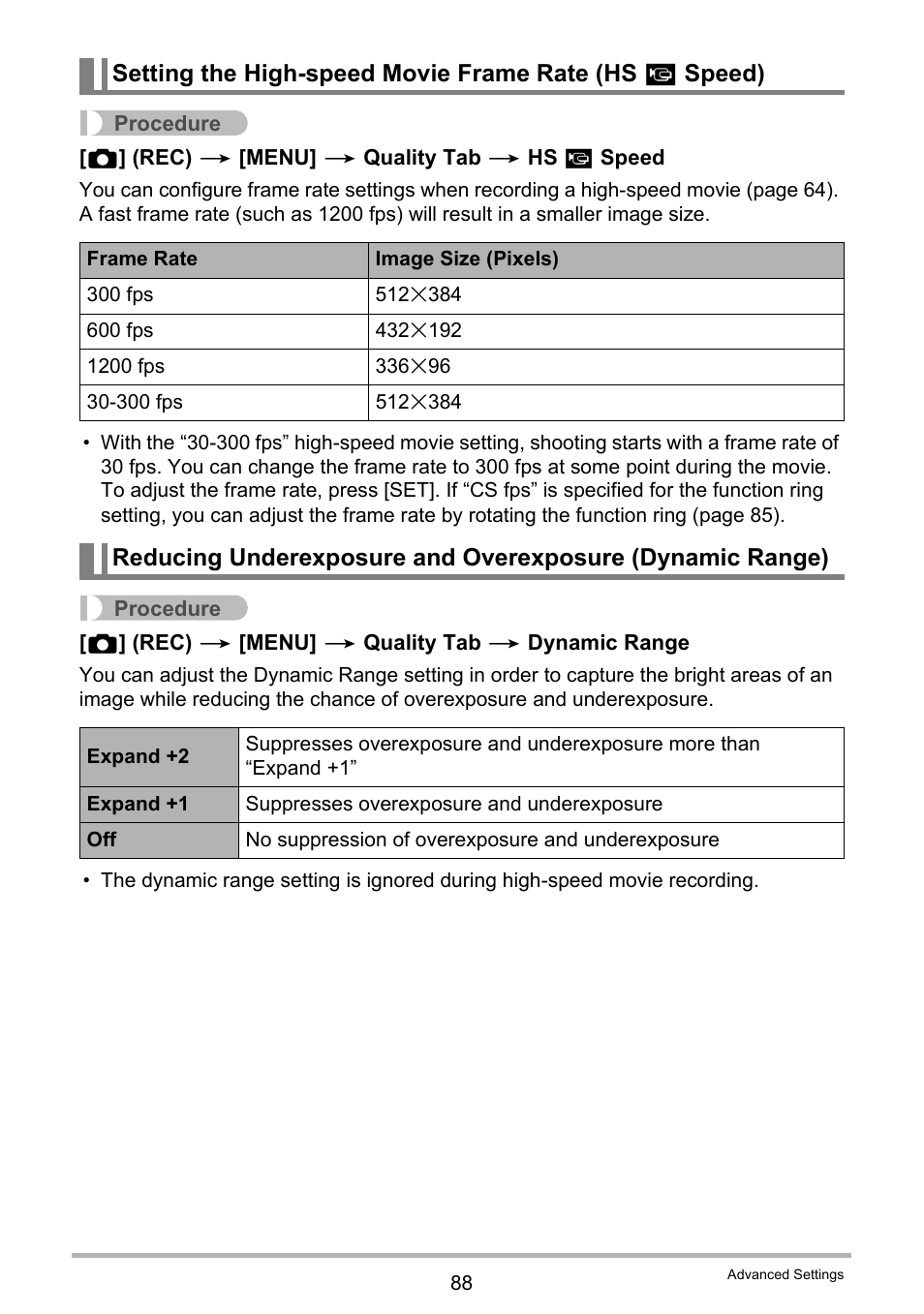 Casio EX-F1 User Manual | Page 88 / 186