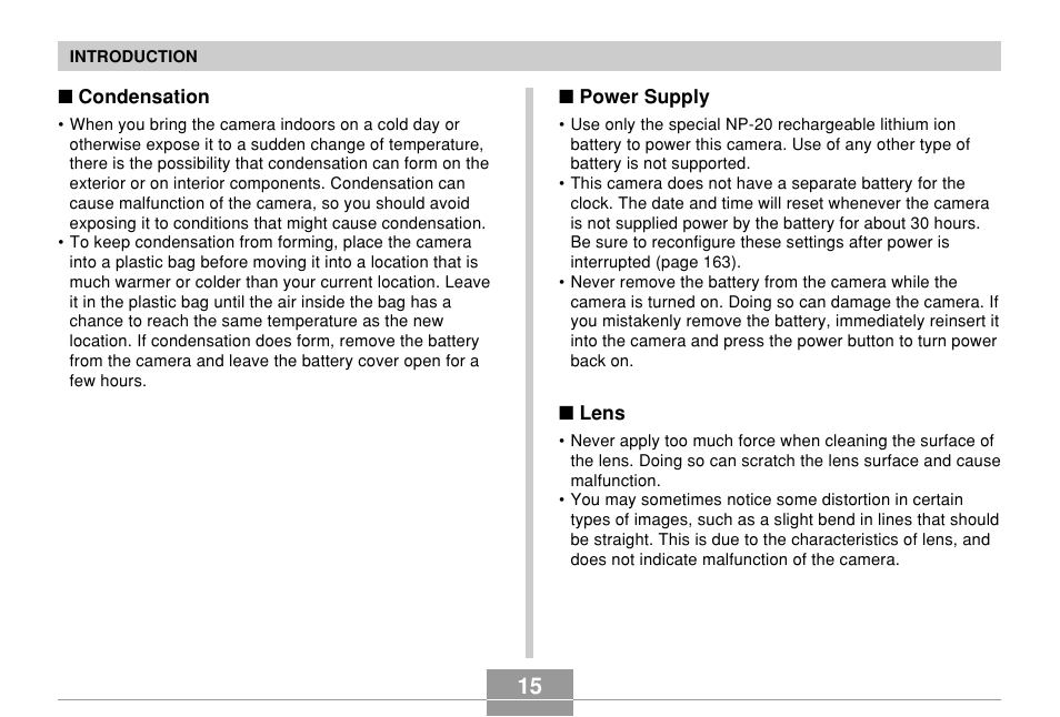 Casio EX-Z7 User Manual | Page 15 / 253
