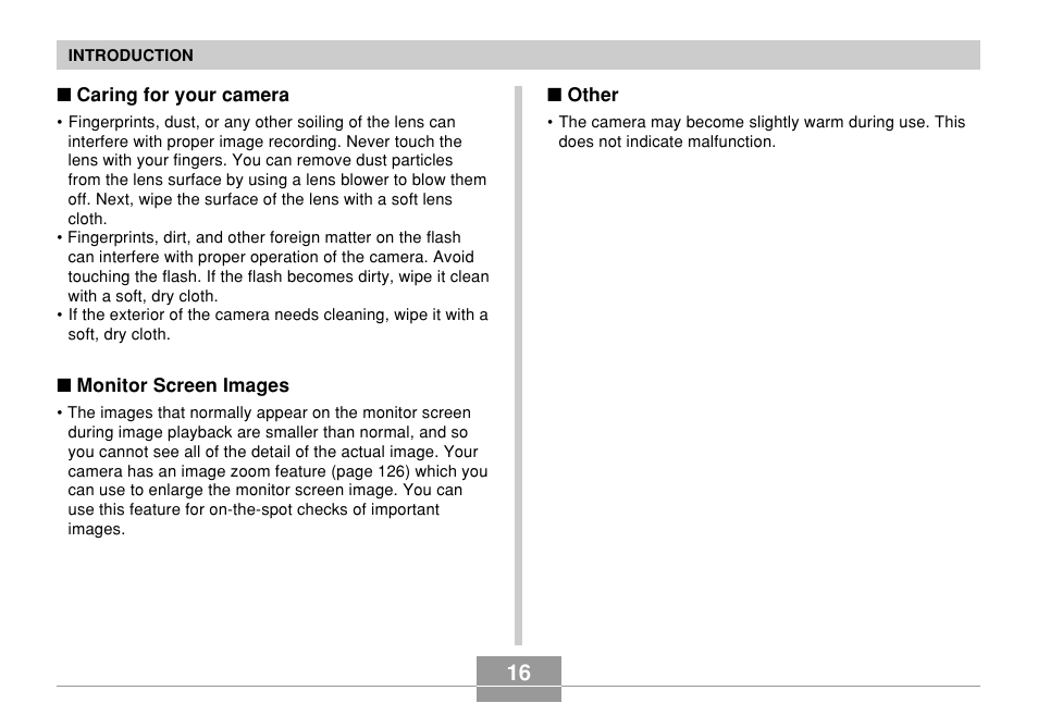 Casio EX-Z7 User Manual | Page 16 / 253