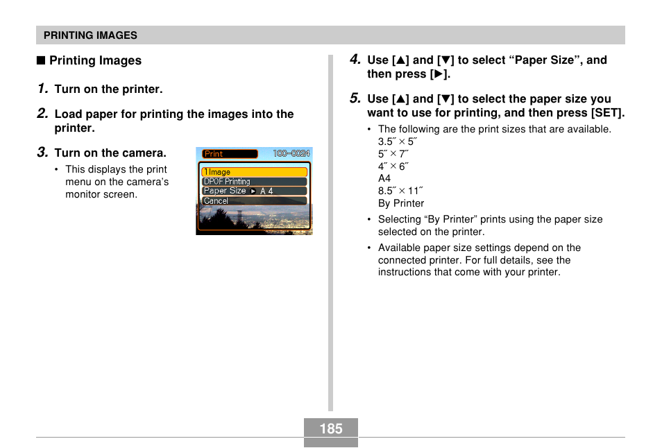 Casio EX-Z7 User Manual | Page 185 / 253