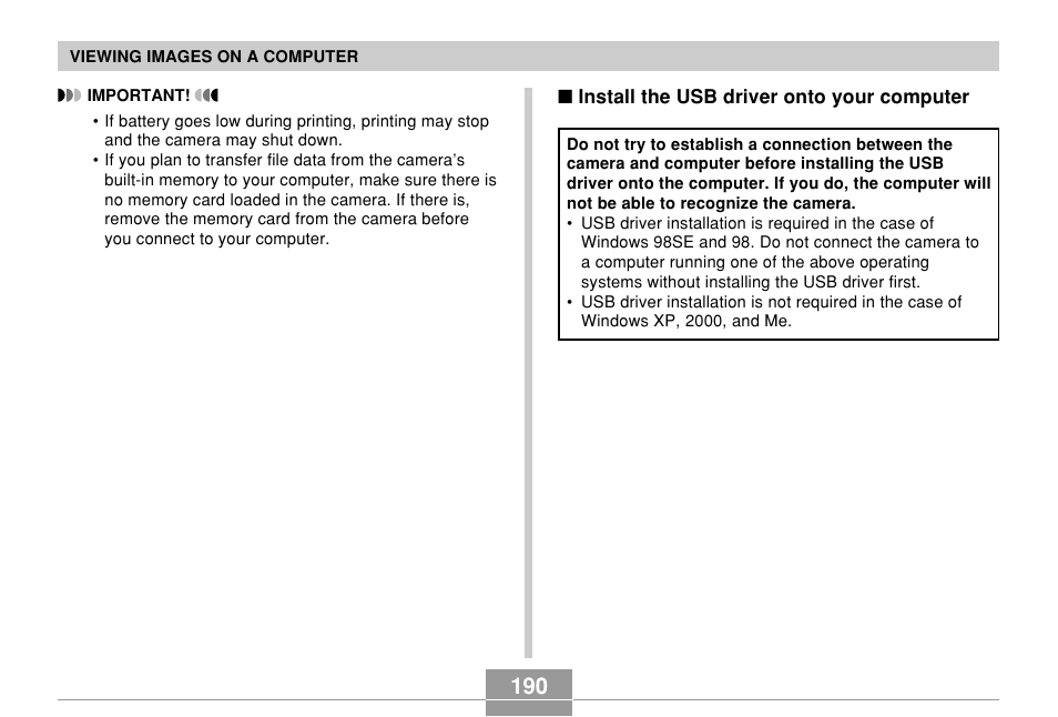 Casio EX-Z7 User Manual | Page 190 / 253