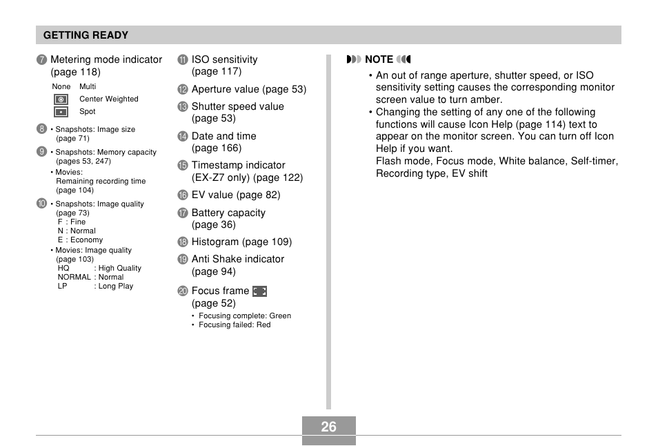 Casio EX-Z7 User Manual | Page 26 / 253