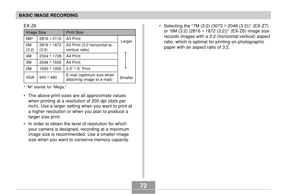 Casio EX-Z7 User Manual | Page 72 / 253