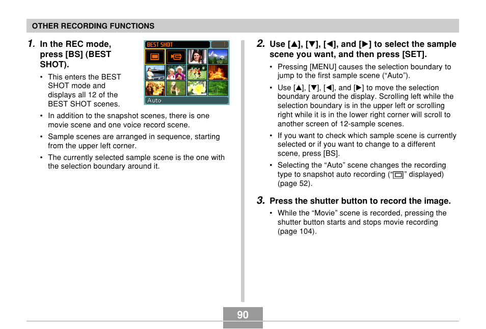 Casio EX-Z7 User Manual | Page 90 / 253