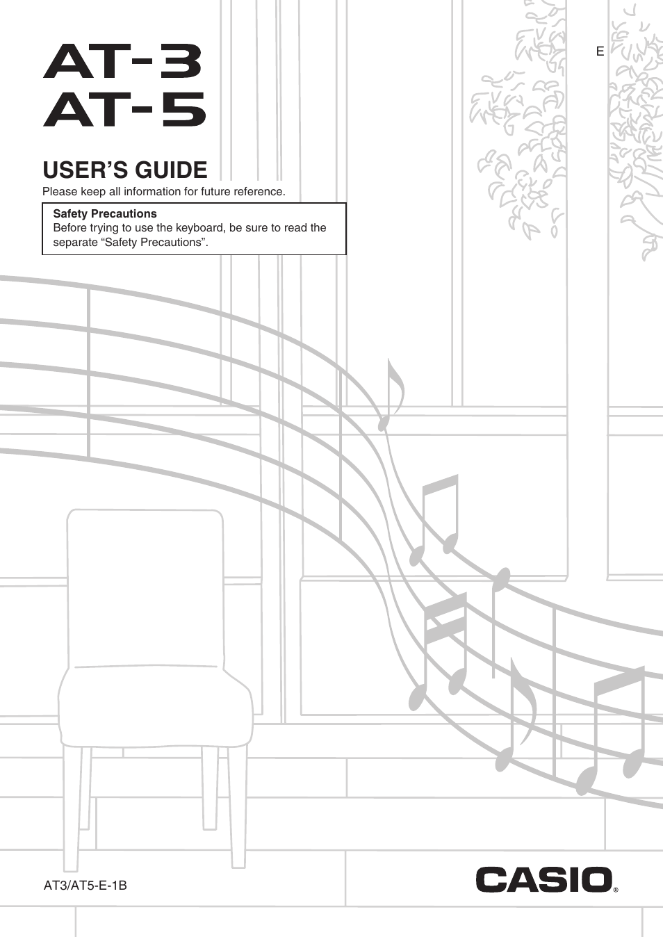 Casio AT-5 User Manual | 163 pages