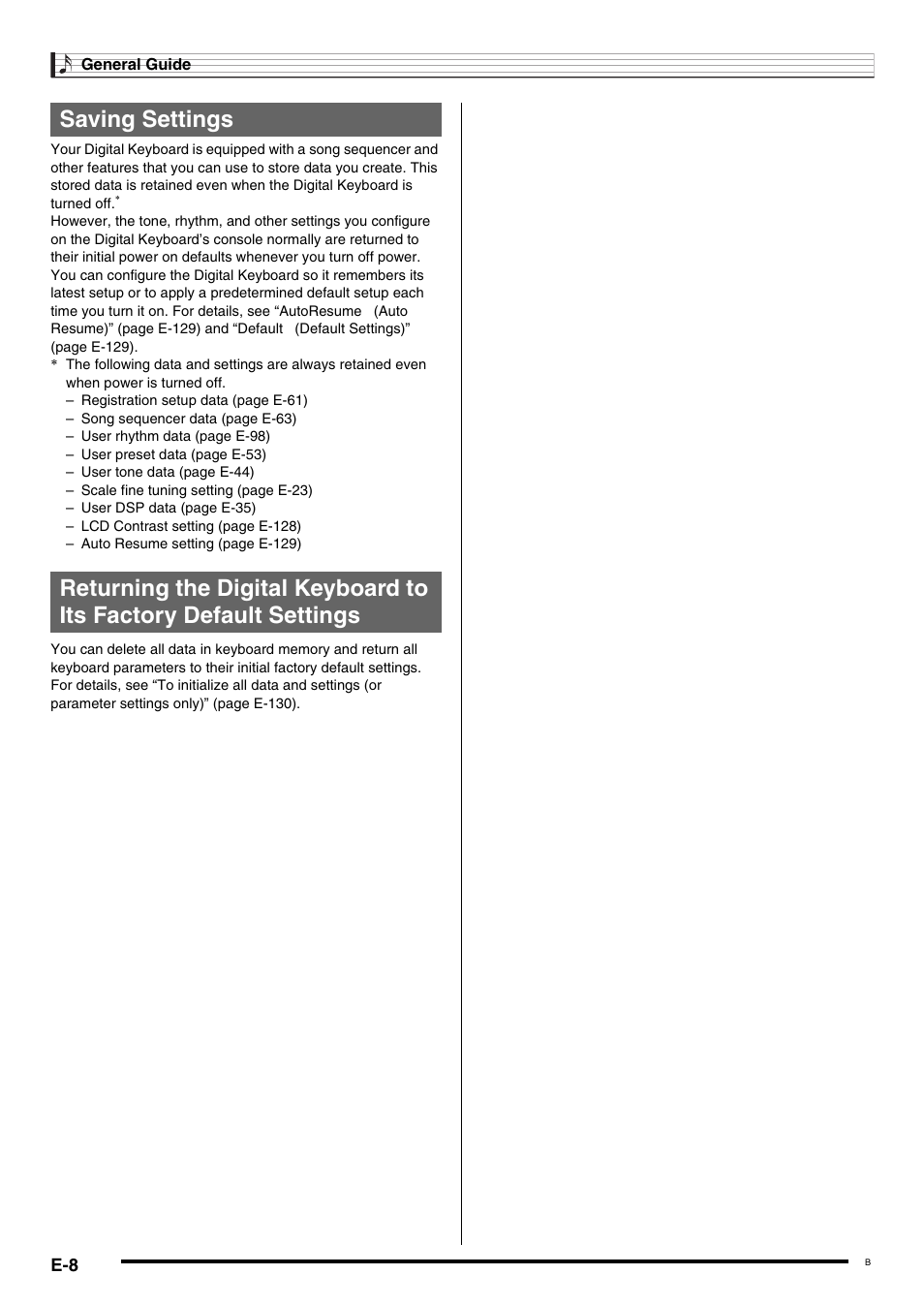 Casio AT-5 User Manual | Page 10 / 163