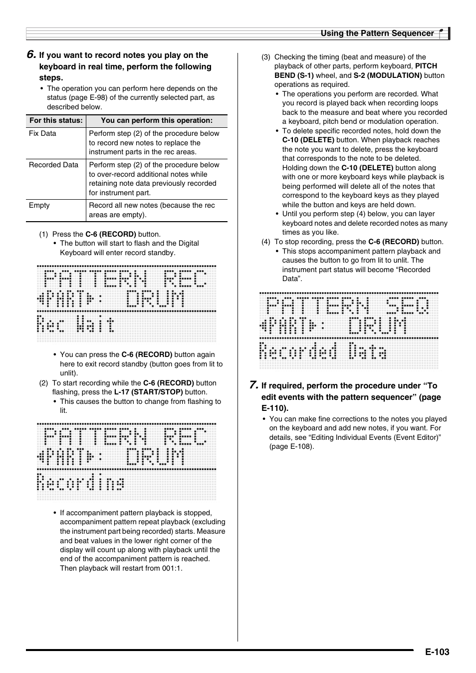 Casio AT-5 User Manual | Page 105 / 163