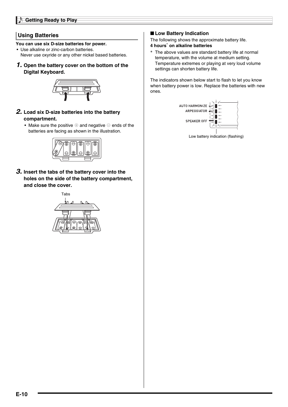 Casio AT-5 User Manual | Page 12 / 163