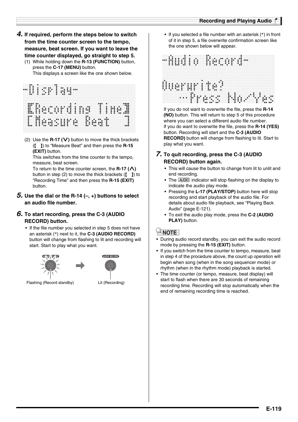 Casio AT-5 User Manual | Page 121 / 163